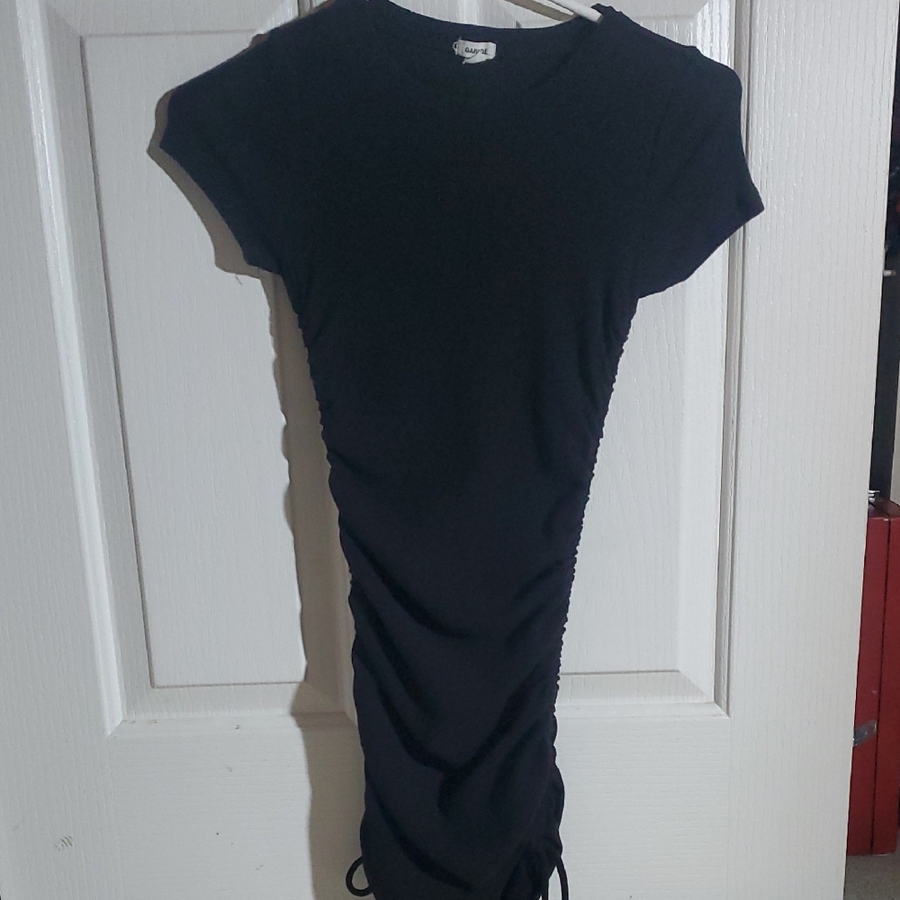 Garage Elegant Black Mini Dress